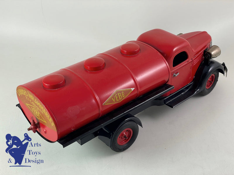 Antique toys VEBE 1306 Studebaker Tanker truck clockwork 36cm circa 1950