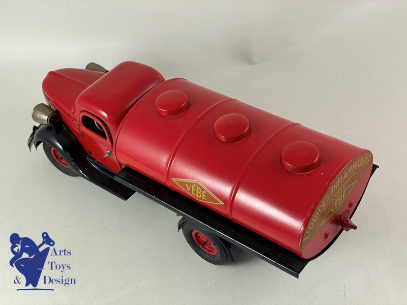 Antique toys VEBE 1306 Studebaker Tanker truck clockwork 36cm circa 1950
