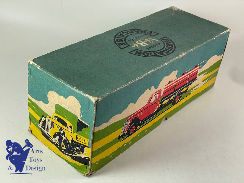 Antique toys VEBE 1306 Studebaker Tanker truck clockwork 36cm circa 1950