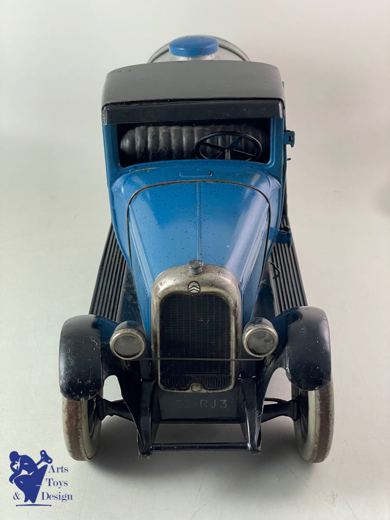 Antique toys Citroen Ref 73 C4 Tan C4 Blue Tank 1/10 ° around 1931