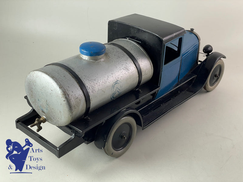 Antique toys Citroen Ref 73 C4 Tan C4 Blue Tank 1/10 ° around 1931