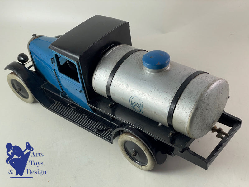 Antique toys Citroen Ref 73 C4 Tan C4 Blue Tank 1/10 ° around 1931