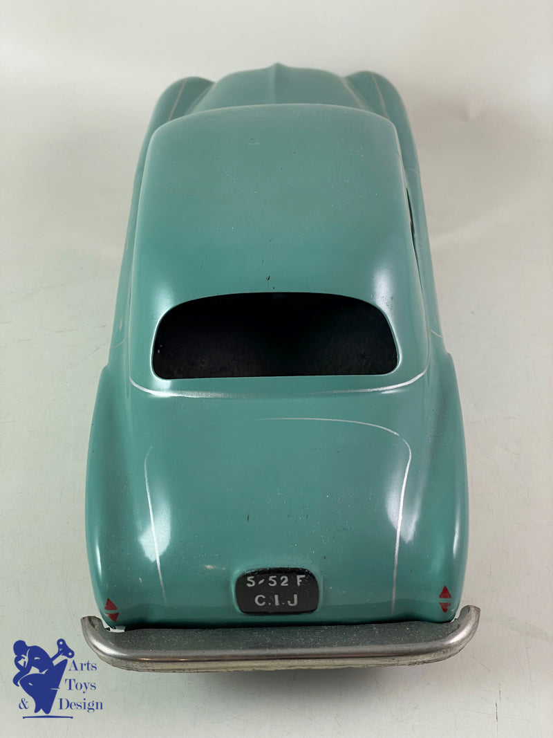 Antique toys CIJ 5/51 RENAULT FREGATE green friction 33cm 1950