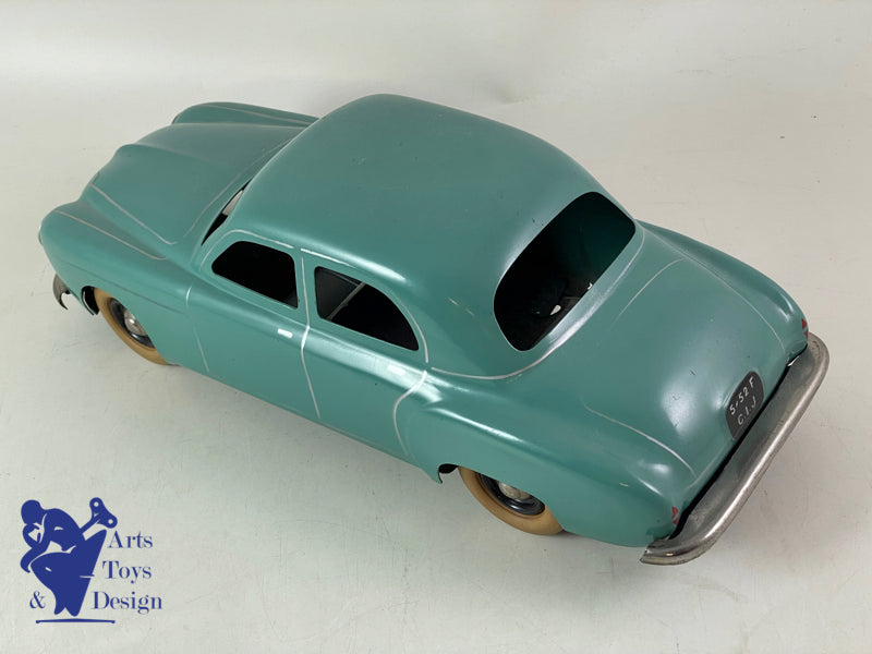 Antique toys CIJ 5/51 RENAULT FREGATE green friction 33cm 1950