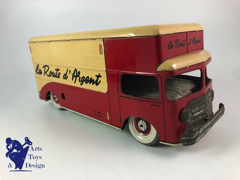 Antique toy ML Martinan & Larnaude Simca truck la route d'argent 1954