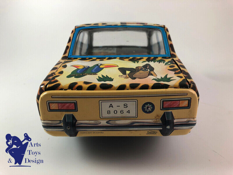 Antique toy paya 8064 1/12 Renault 12 S Safari Tin Friction 37cm