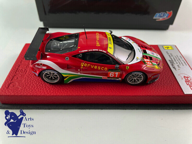 1/43 BBR Ferrari 458 Italia GT2 Le Mans 2013 AF Corse N ° 61 Gerber Griffin N13/20