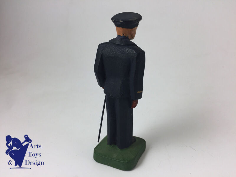 JRD figure France circa 1935 Soldier Navy Officer with sword H 9.5cm
