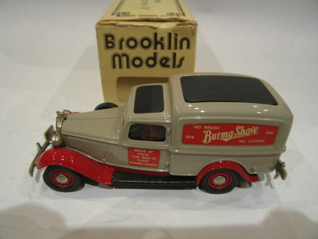1/43 Brooklin 16 Dodge Van Burma Shave 1935