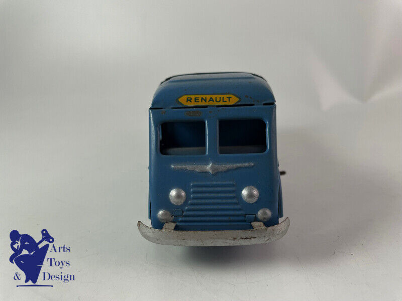 Antique toy CIJ Ref 5/37 tin dump truck Renault clockwork 1952