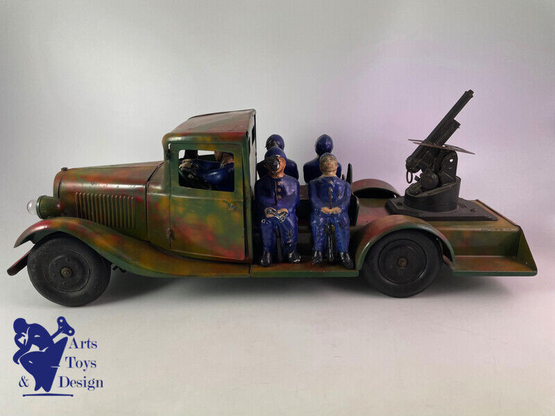 Antique toy Jouets Citroen Ref 910 T23 Military truck 46cm c.1936