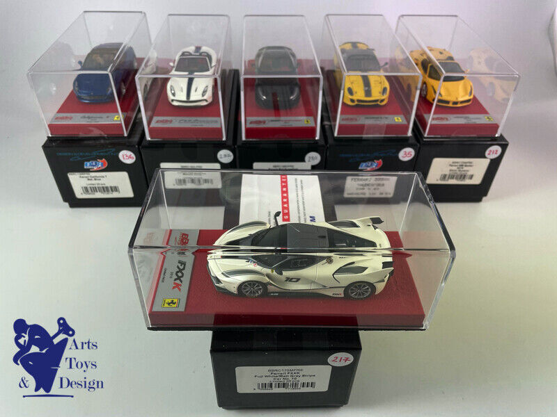 1/43 BBR Ferrari FXXK 2015 n ° 10 Fuji White Matt Gray Stripe n ° 4/20