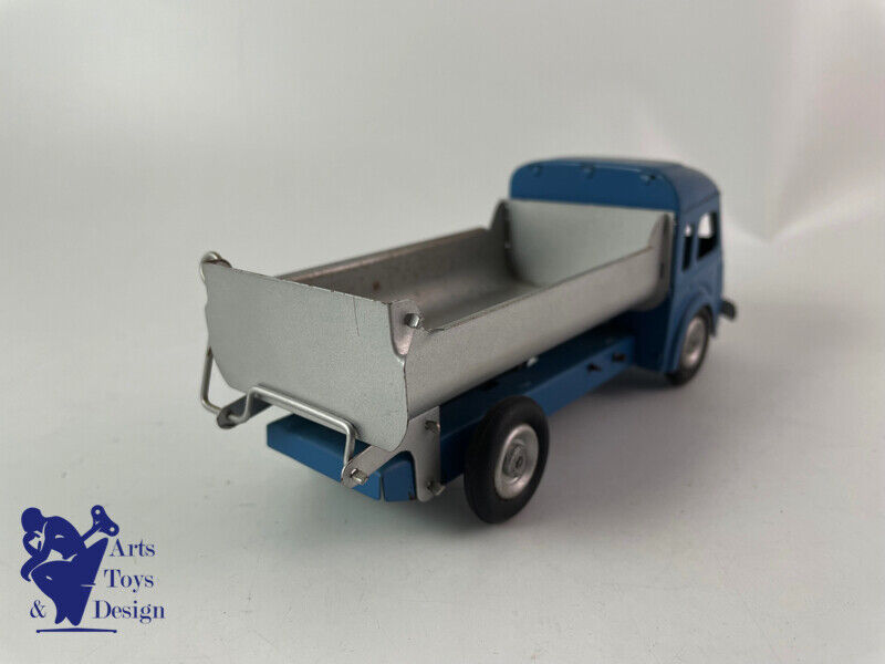 Antique toy CIJ Ref 5/37 tin dump truck Renault clockwork 1952