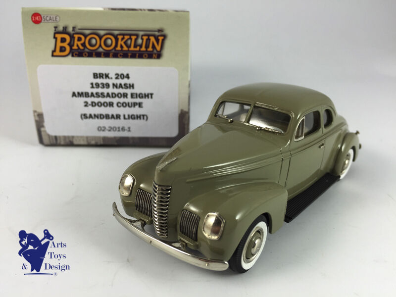 1/43 Brooklin 204 Nash Ambassador Eight 2 Door Cup 1939