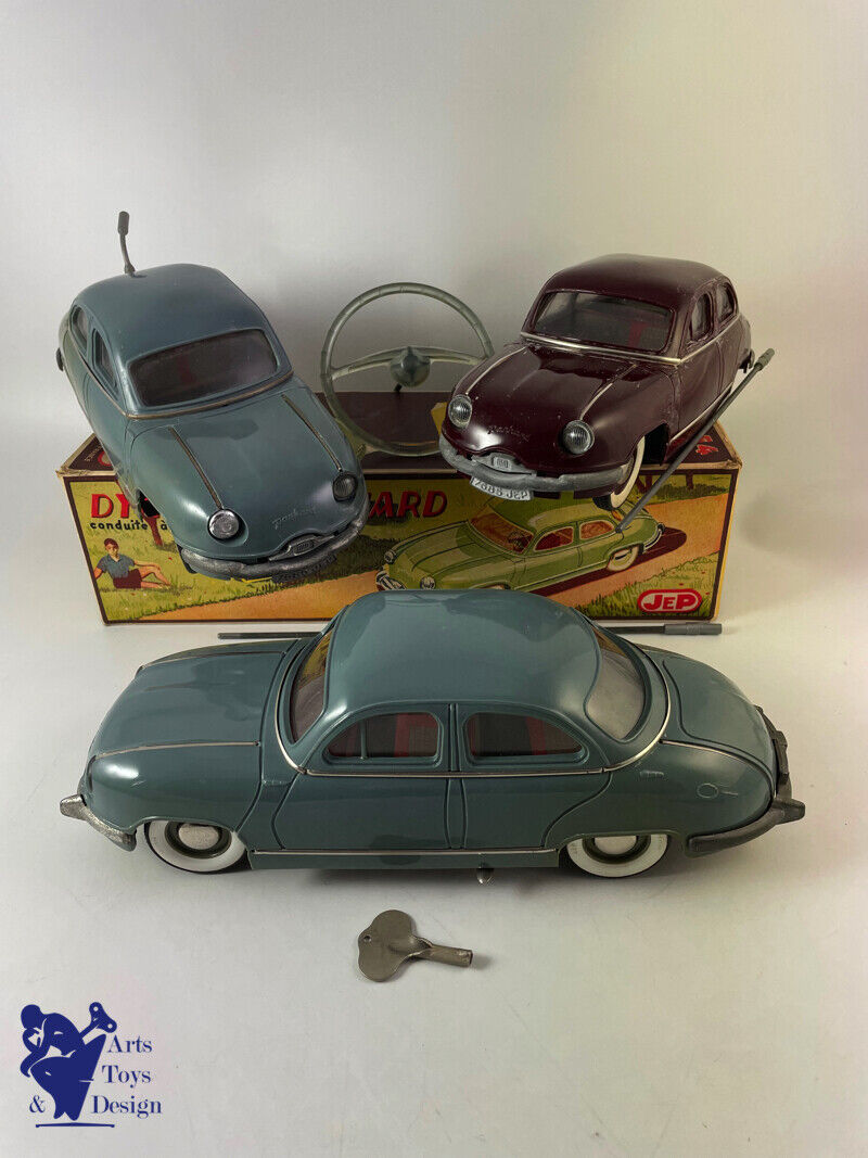 Antique toy JEP Ref 7685 Rare Dyna Panhard 54 Clockwork 30 cm c.1960