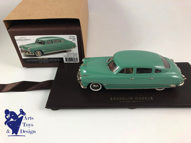 1/43 BROOKLIN 225X HUDSON HORNET 4DR SEDAN 1951 GULF GREEN