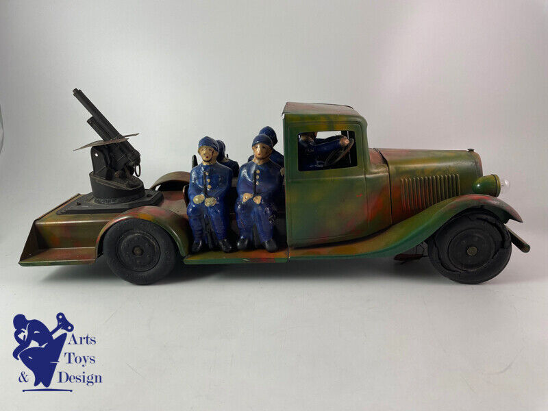 Antique toy Jouets Citroen Ref 910 T23 Military truck 46cm c.1936