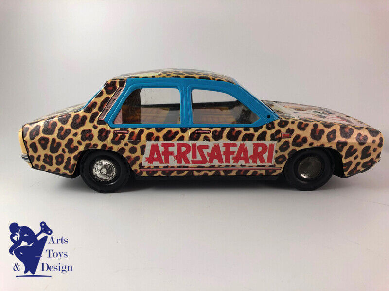 Antique toy paya 8064 1/12 Renault 12 S Safari Tin Friction 37cm