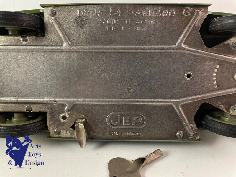 Antique toy JEP Ref 7685 Rare Dyna Panhard 54 Clockwork 30 cm c.1960