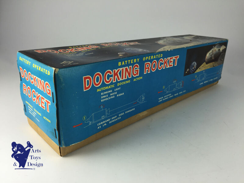 Daiya Space Toy Docking Rocket Made in Japan Battery Op L 42cm