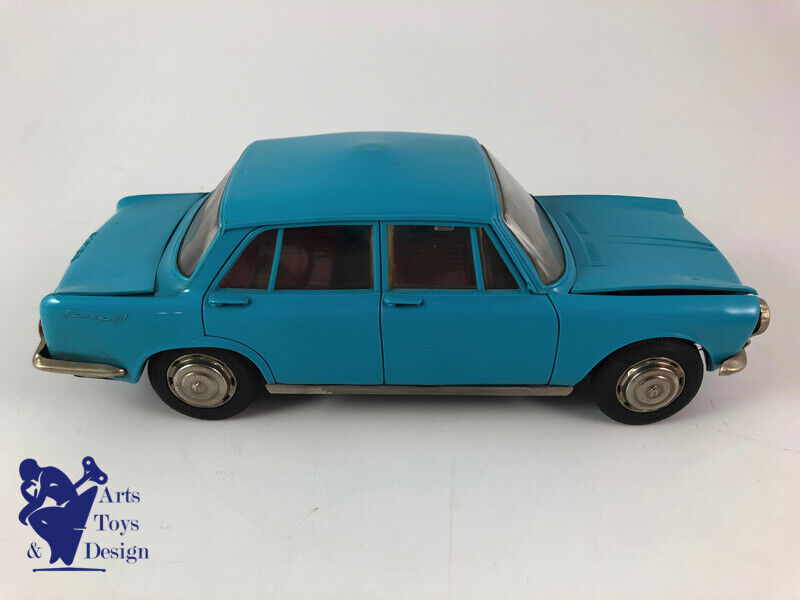 Antique toy joustra france simca 1500 blue friction L 24cm