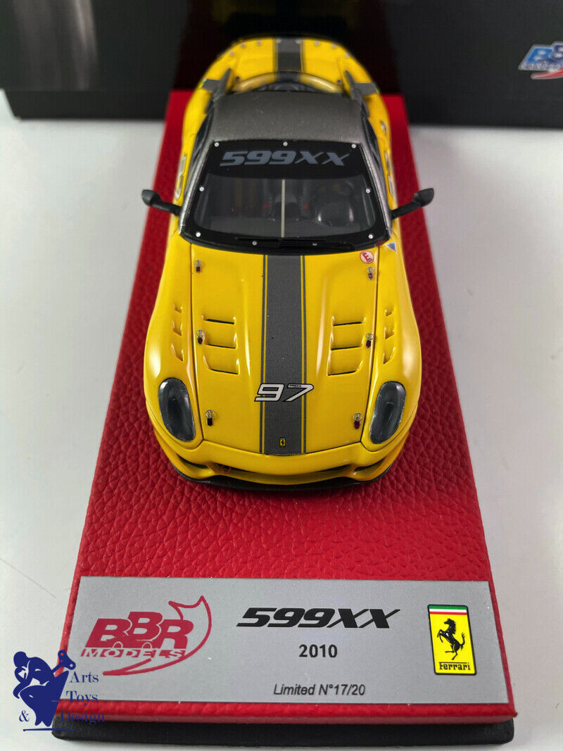 1/43 BBR Ferrari 599xx Valencia 2010 Car N97 n ° 17/20