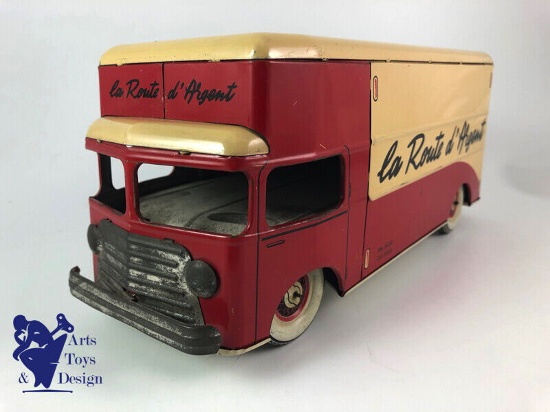 Antique toy ML Martinan & Larnaude Simca truck la route d'argent 1954