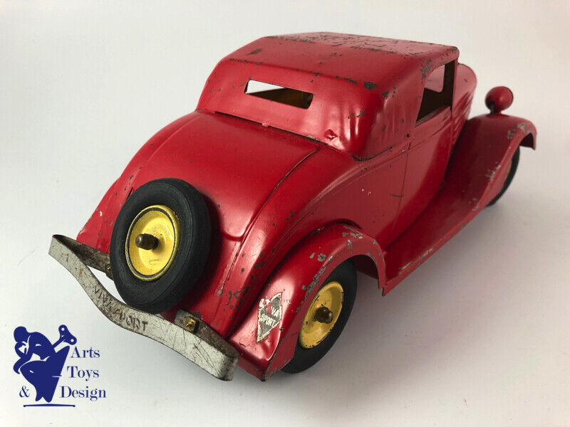Antique toy CIJ 5/50 RENAULT SET VIVASPORT Luxe Camping tin c.1935