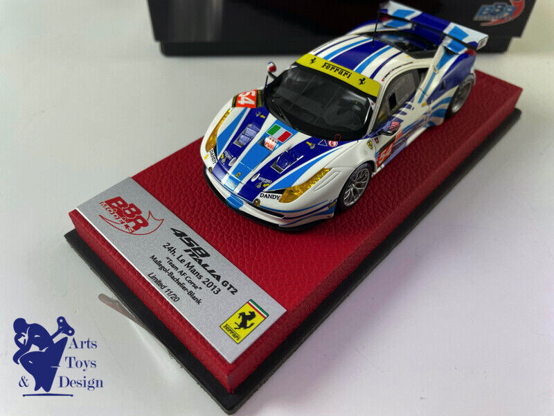 1/43 BBR Ferrari 458 Italia GT Le Mans 2013 AF Corse n ° 54 Mallegol n ° 11/20