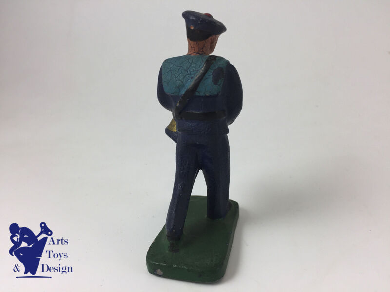 JRD Figure France circa 1935 Soldier Sailor Walking with drum H 9.5cm