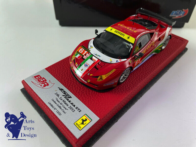 1/43 BBR Ferrari 458 Italia GT2 Le Mans 2013 AF Corse N ° 61 Gerber Griffin N13/20