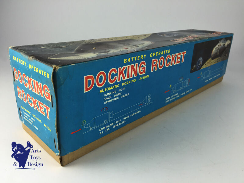 Daiya Space Toy Docking Rocket Made in Japan Battery Op L 42cm