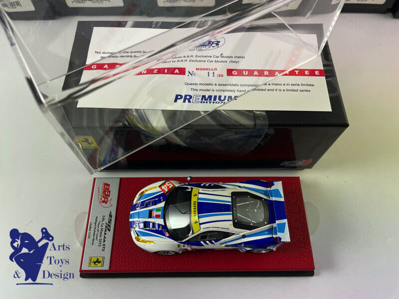 1/43 BBR Ferrari 458 Italia GT Le Mans 2013 AF Corse n ° 54 Mallegol n ° 11/20