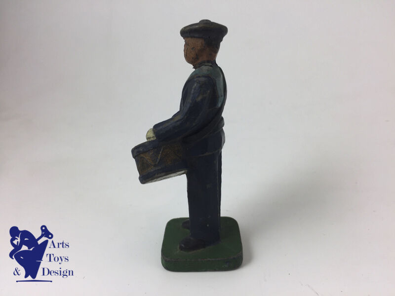 JRD Figure France circa 1935 Soldier Sailor with drum H 9.5cm