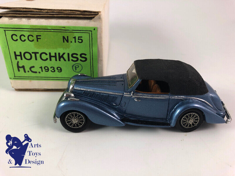 1/43 ° CCC Hotchkiss Monte Carlo 1939 Blue Metal & Black top