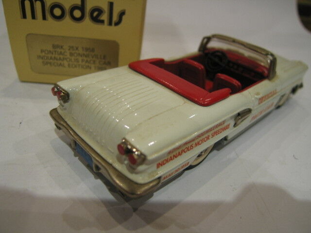 1/43 Brooklin 25x Pontiac Bonneville Pace Car Indy 1958