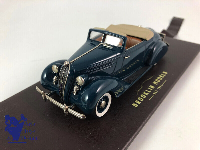 1/43 Brooklin BML 16A Custom Terraplane Six Convertible Cup 1936 Hudson Blue