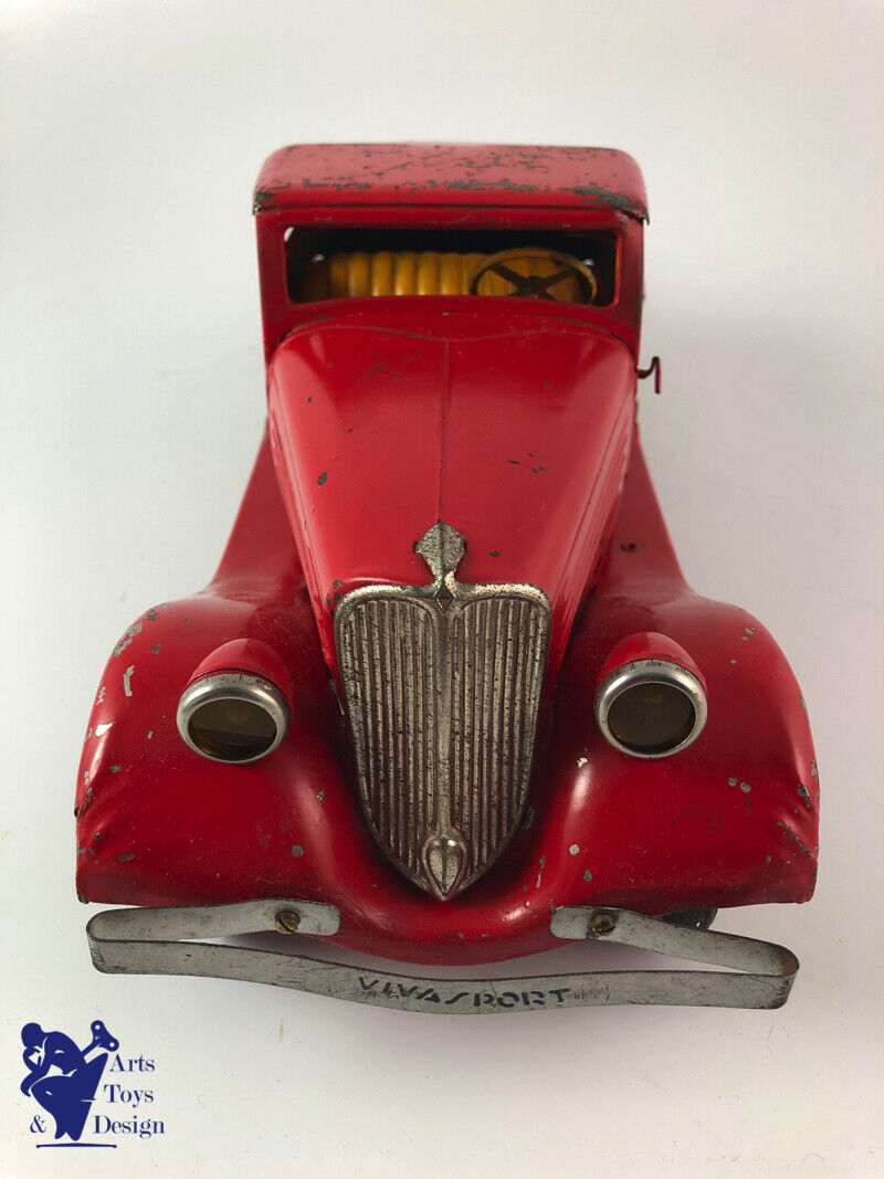 Antique toy CIJ 5/50 RENAULT SET VIVASPORT Luxe Camping tin c.1935