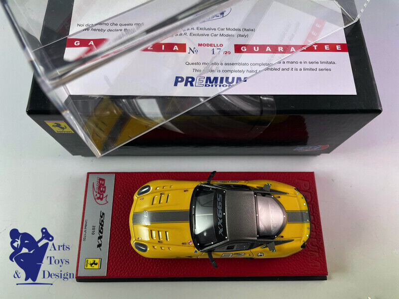 1/43 BBR Ferrari 599xx Valencia 2010 Car N97 n ° 17/20