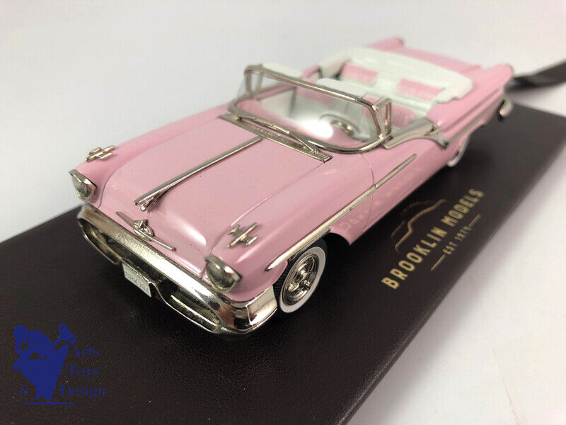 1/43 BROOKLIN 194P OLDSMOBILE SUPER 88 2 DOOR CONVERTIBLE 1957 POWDER PUFF PINK