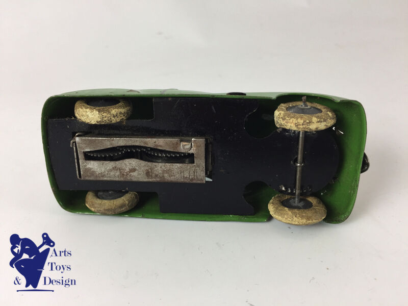 Antique toy CIJ 3/1 Renault Viva Grand Sport Tin clockwork 1935 Green