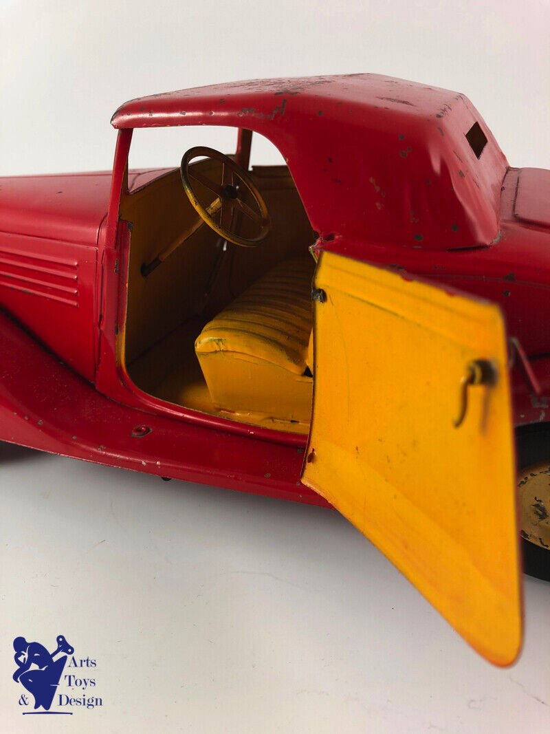 Antique toy CIJ 5/50 RENAULT SET VIVASPORT Luxe Camping tin c.1935