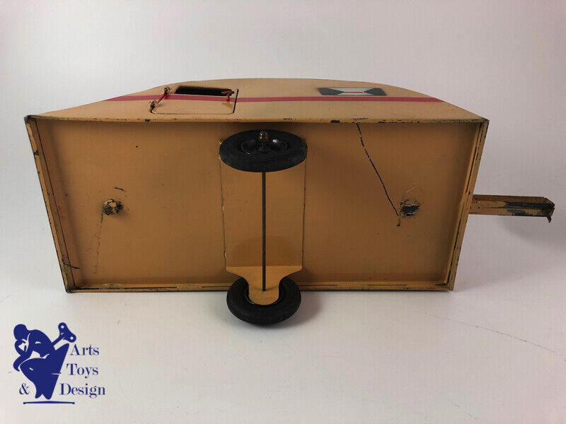 Antique toy CIJ 5/50 RENAULT SET VIVASPORT Luxe Camping tin c.1935