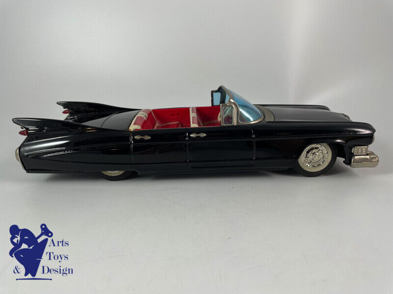 Antique toy Bandai Cadillac Convertible 60 'Model Auto Series Tin friction 30cm