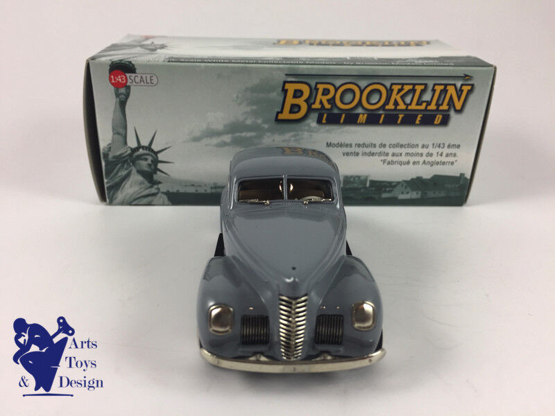 1/43 BROOKLIN BML 22 NASH AMBASSADOR EIGHT 2 DOOR COUPE 1939 DOVE GRAY