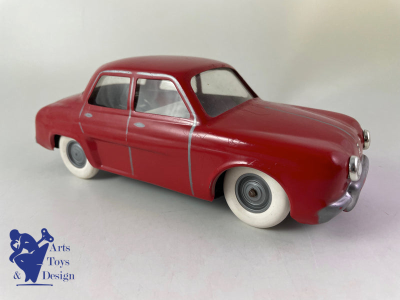 Antique toy CIJ 5/59 Renault Dauphine tin clockwork red circa 1960