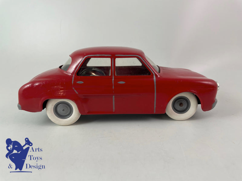 Antique toy CIJ 5/59 Renault Dauphine tin clockwork red circa 1960