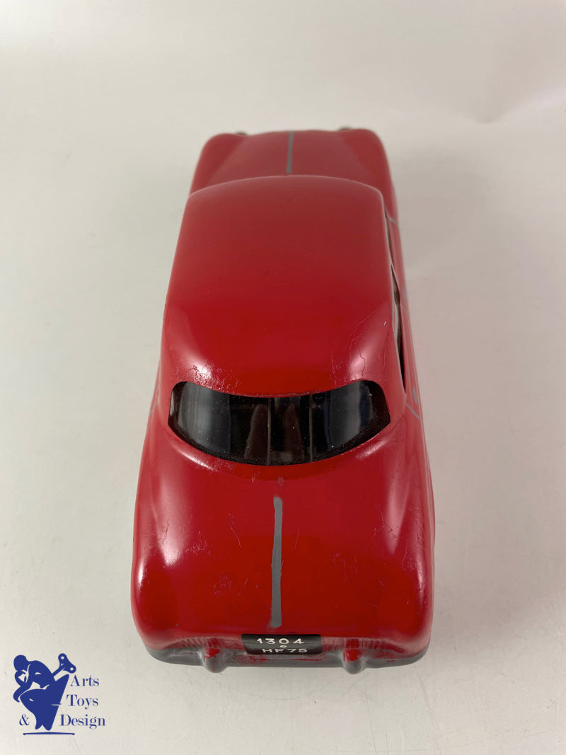 Antique toy CIJ 5/59 Renault Dauphine tin clockwork red circa 1960