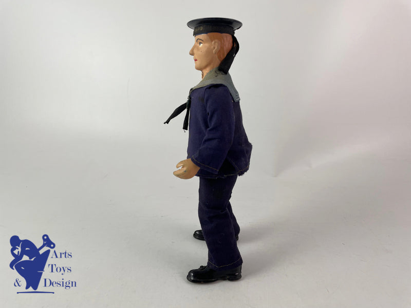 Antique toy Lehmann 535 clockwork Dancing sailor from 1904 h 19cm