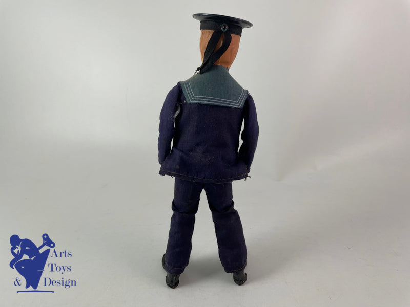 Antique toy Lehmann 535 clockwork Dancing sailor from 1904 h 19cm